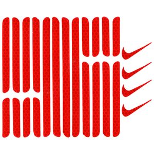 برچسب شبرنگ دوچرخه فلکترا مدل helmet111 مجموعه 24 عددی